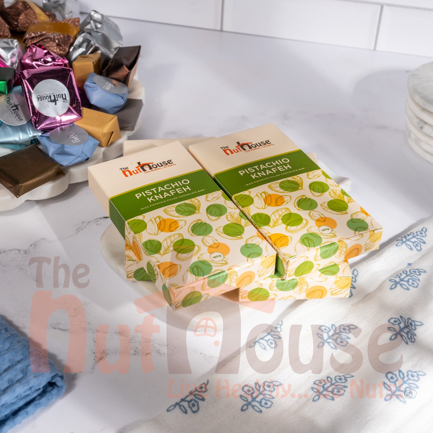 Pistachio Knafeh Dubai Chocolate Bar