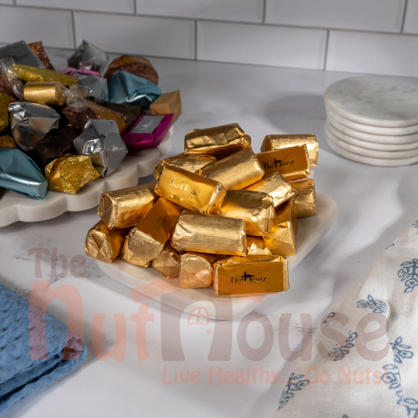 Baklava covered chocolate