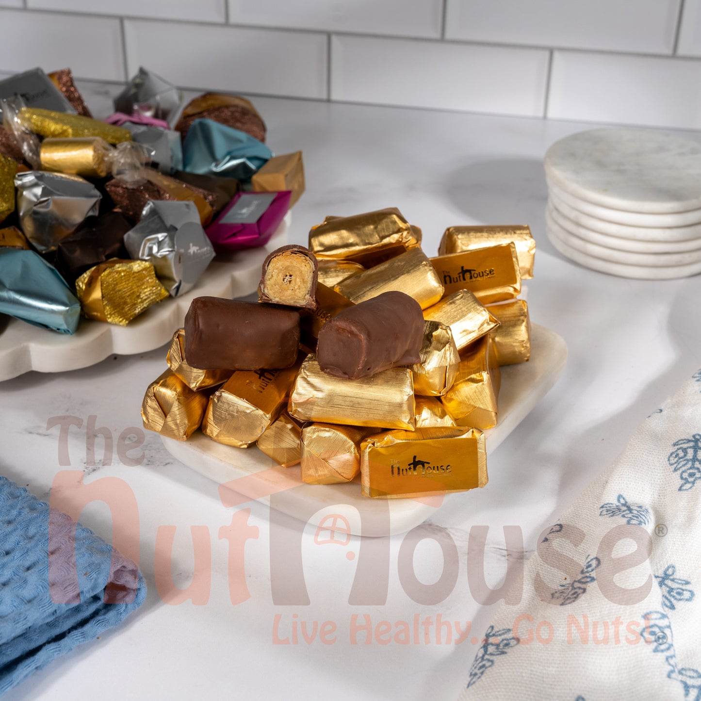 Baklava covered chocolate