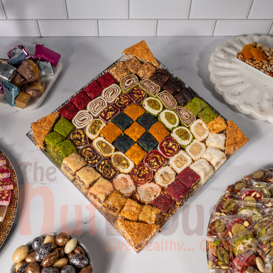 Baklava and Wrapped Turkish delights Combo Tray
