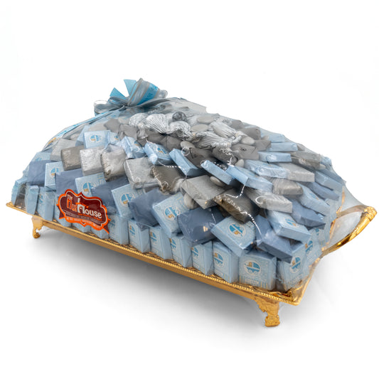 Custom Chocolate Baby Boy Gift Tray