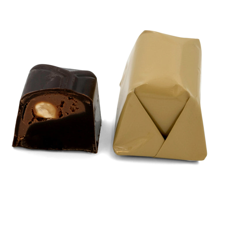 Dark Chocolate whole hazelnut Praline