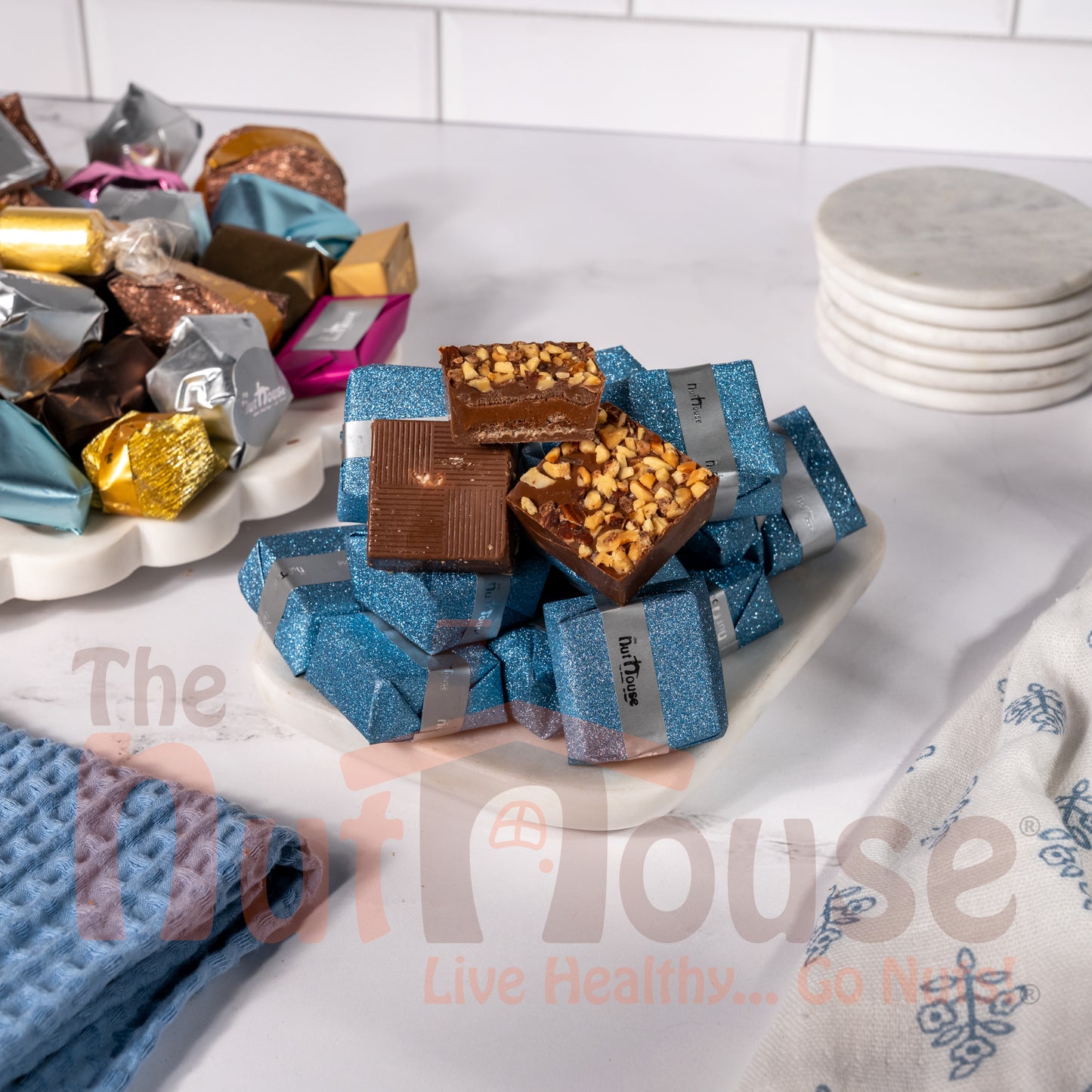 Hazelnut cream wafer crunchy almonds