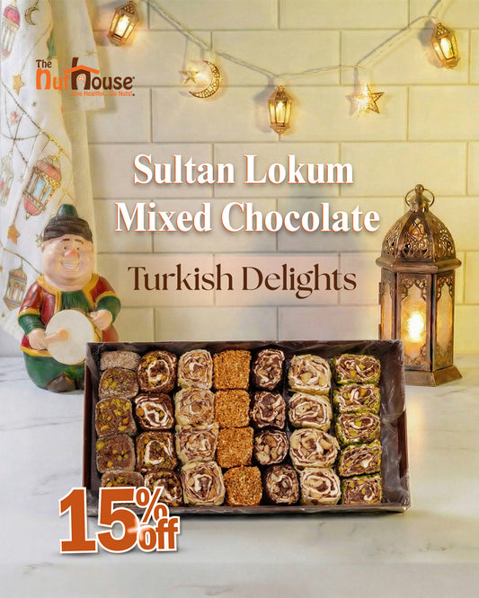 Sultan Lokum Mixed Chocolate Turkish Delights 700g