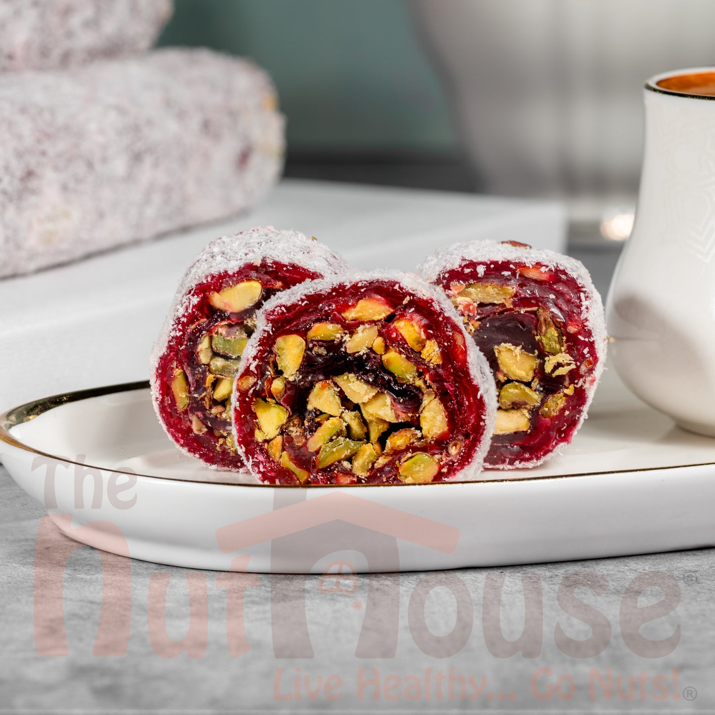 Pomegranate Pistachio Wrap