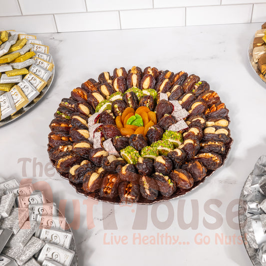 Stuffed dates with Turkish delights gift Platter