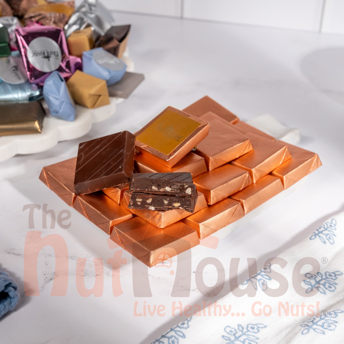 Sugar free Dark chocolate with nuts