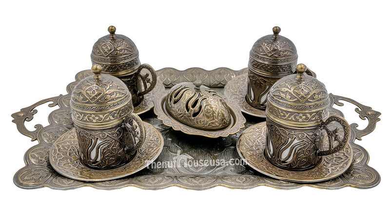 Antique Turkish Coffee set 24032