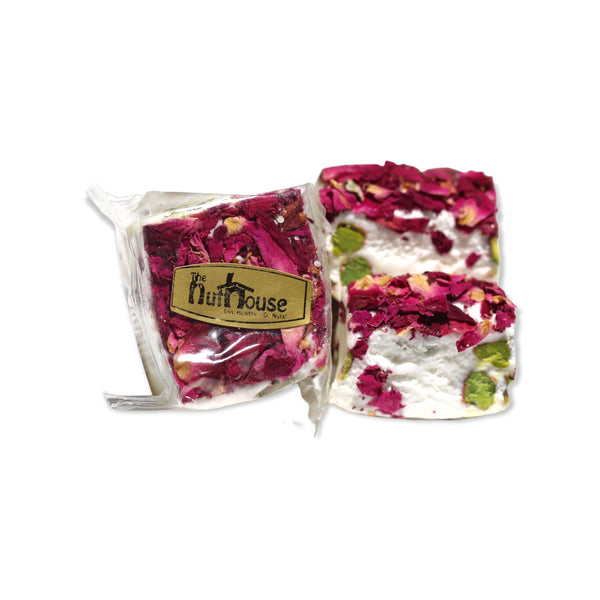 Rose Petal Covered Nougat